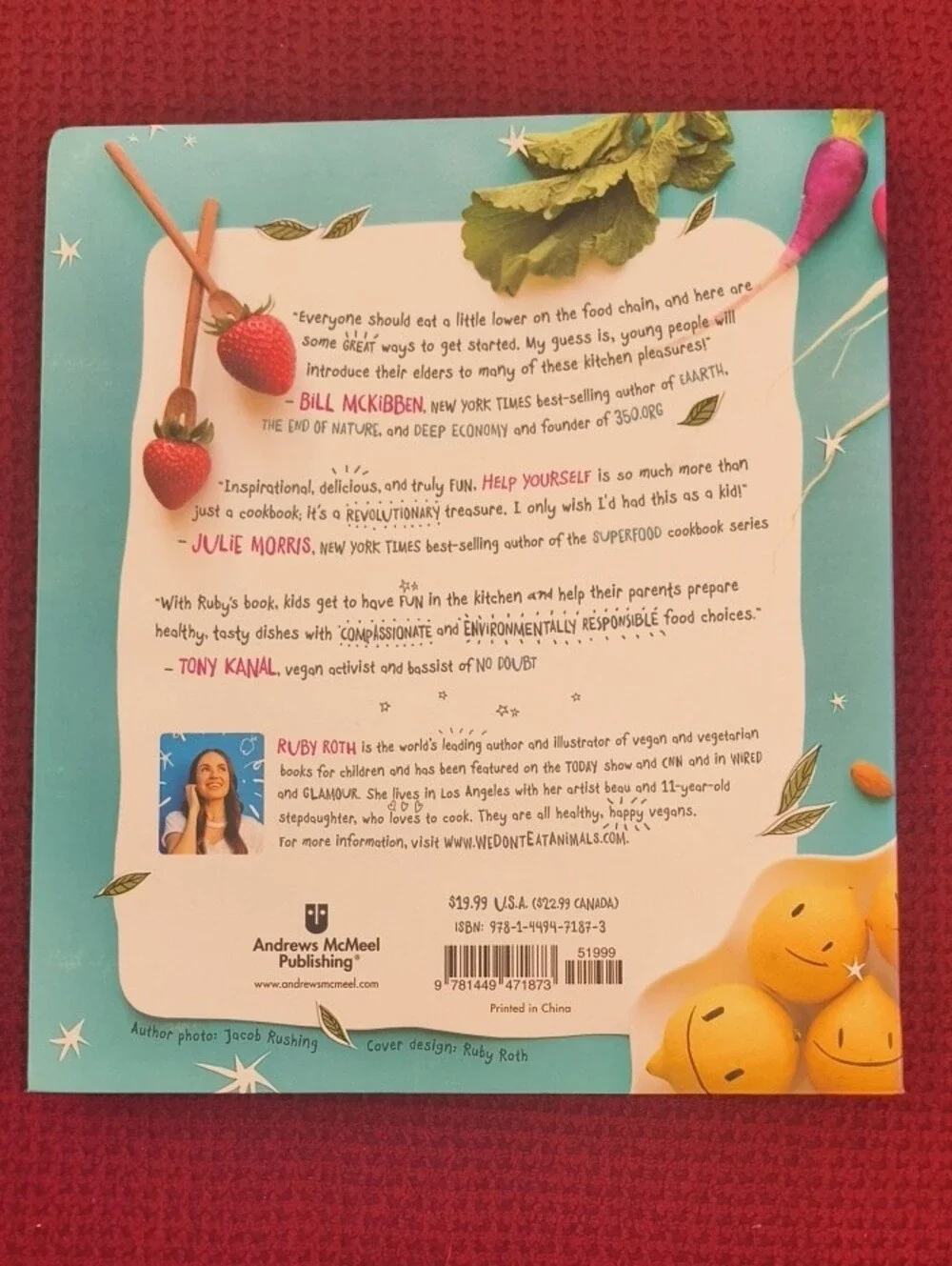 The Help Yourself Cookbook for Kids by Ruby Roth EUC